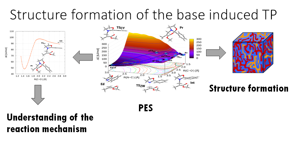 Structure formation of the base-induced Twin Polymerization